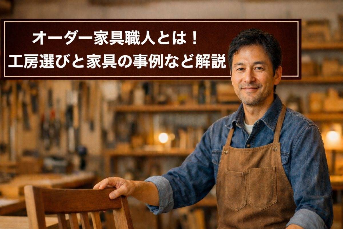 オーダー家具職人とは!工房選びと家具の事例など解説
