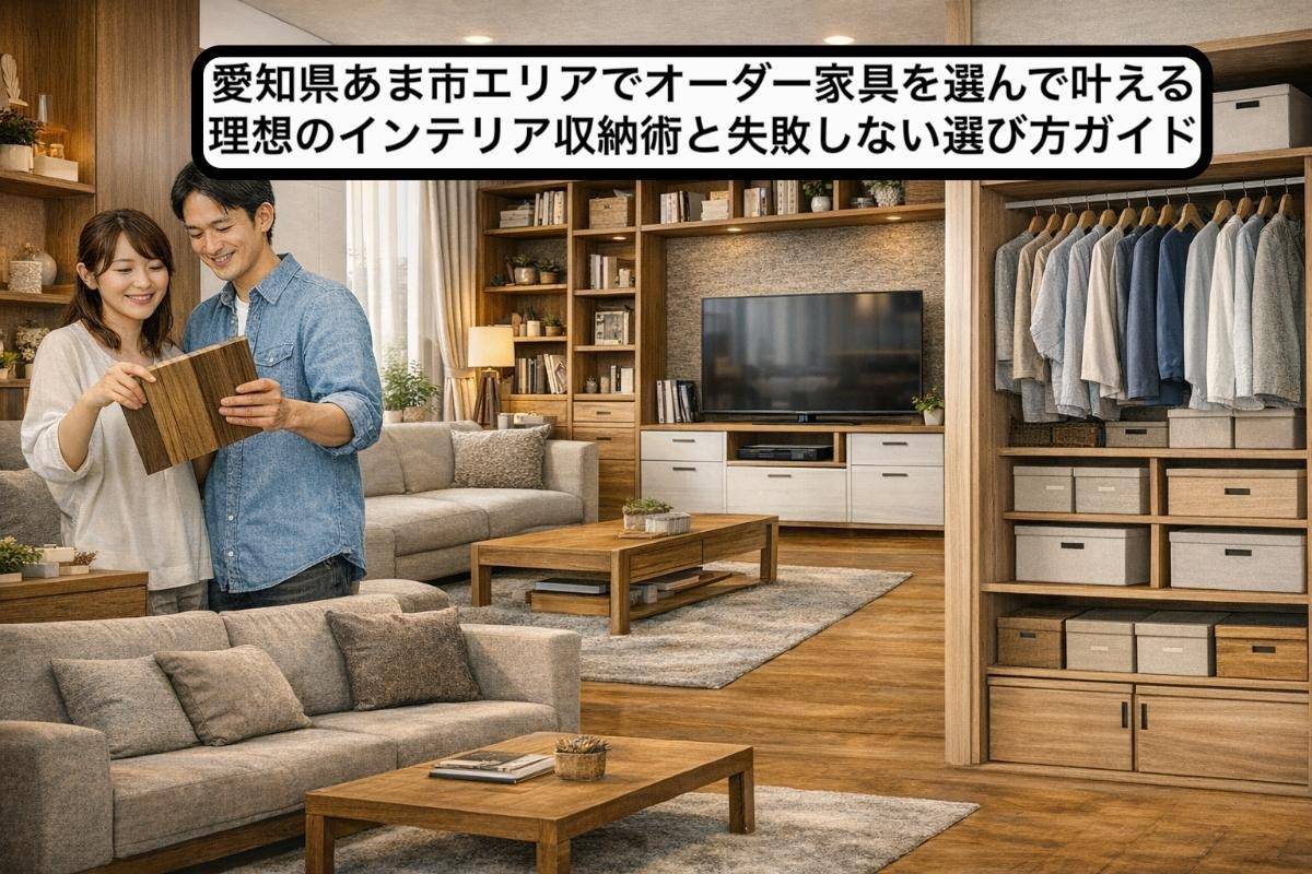 愛知県あま市エリアでオーダー家具を選んで叶える|理想のインテリア収納術と失敗しない選び方ガイド